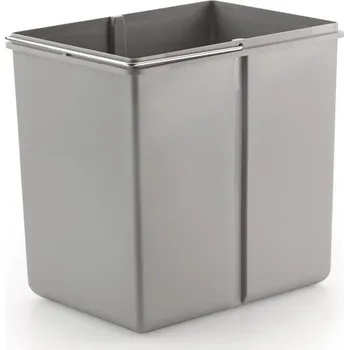 Odpadkový koš Náhradní nádoba, alu šedá, 16 litrů