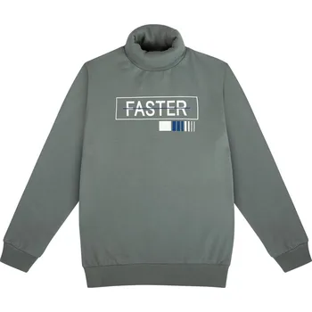 Chlapecká mikina Chlapecká mikina/ rolák - Winkiki WJB 02839, khaki Barva: Khaki, Velikost: 146