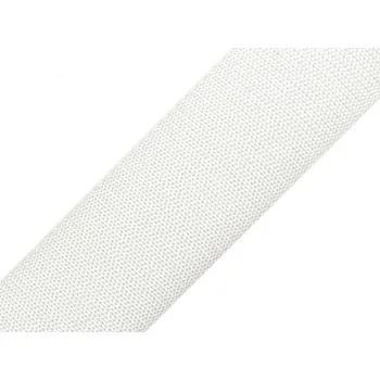 Popruh polypropylénový šíře 50 mm bílá POL, barva Bílá