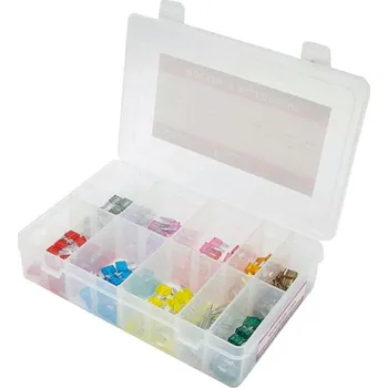 Autopojistky Sada auto pojistné vložky 340-dílná skleněné 1, 2, 5, 10, 15, 25, 35, 50 A, tavné 5, 8, 16