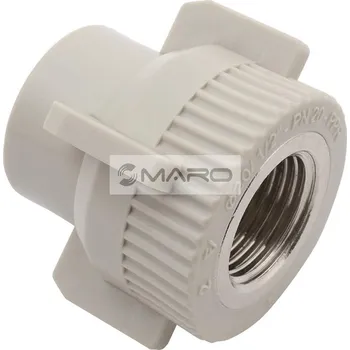 Instalatérský materiál FV-Plast Přechodka PPR s kovovým závitem vnitřním, s křížem 20 x 1/2", AA217022012