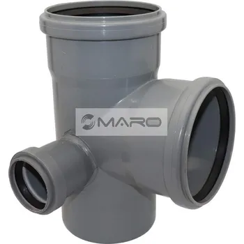 kanalizace Odbočka paneláková HTEP 87,5° nízká 110/110/50 mm, levá, COLAA58