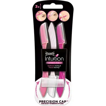 Péče o řasy a obočí Wilkinson Intuition Perfect Finish zarovnávač obočí 3 ks