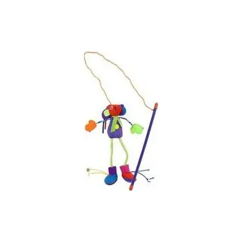 Hračka pro kočku Nayeco hračka pro kočku mávátko veselý myšák 40 cm fialový