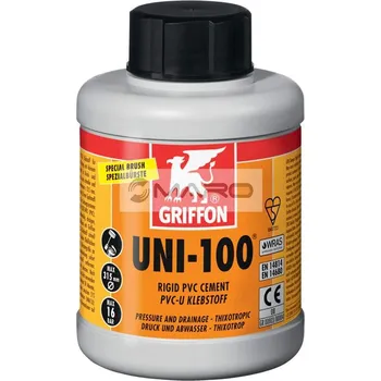 Průmyslové lepidlo Griffon Lepidlo PVC UNI-100 500 ml + štětec, 600500