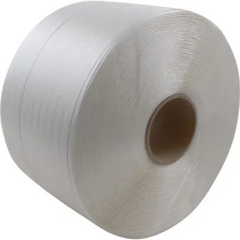 Stahovací páska Vázací páska PES WG 50 šíře 16 mm, dutinka 76 mm, 850 m