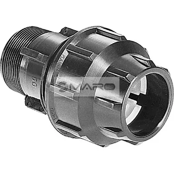 rozdělovač topení Plas-fit Spojka svěrná plastová s vnějším závitem na PE trubky 20 mm x 1/2", 15020M0101