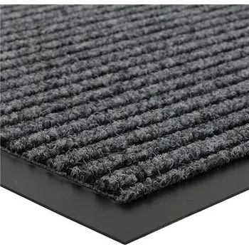 Rohožka Šedá vnitřní čistící rohož FLOMA Everton - D 60cm, Š 80cm a V 0,6cm 81715031