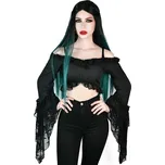 tričko dámské - Tessa Terror Lace Top - KILLSTAR - KSRA003495 - XL