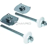 Rabovský Souprava pro upevnění umyvadla přes zeď M10 x 140 mm, s kotevní podložkou s maticí, 81110000