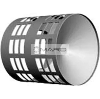 Kouřovod Ricomgas Kryt horizontálního výfuku, nerez, 80 mm, TERM08I