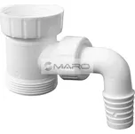 Plast Brno Mezikus k sifonu 5/4" s přípojkou na pračku/myčku, EMMP550