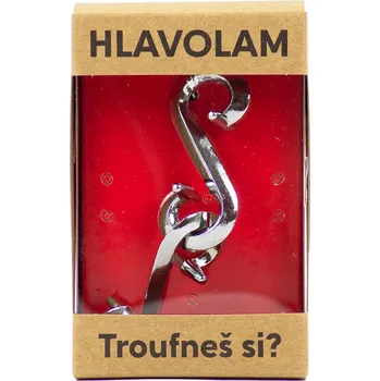 Hlavolam Kovový hlavolam - stříbrná S