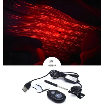 Projektor USB laser projektor do interiéru barva červená