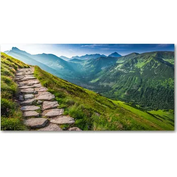 Obraz Foto obraz skleněný horizontální Stezka v Tatrách