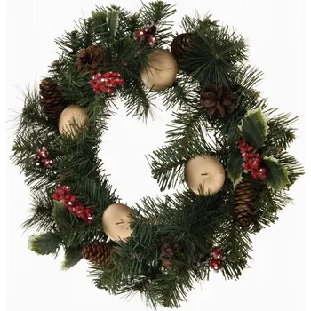 Věnec Adventní věnec z umělého jehličí VD-CAA930310 45 cm