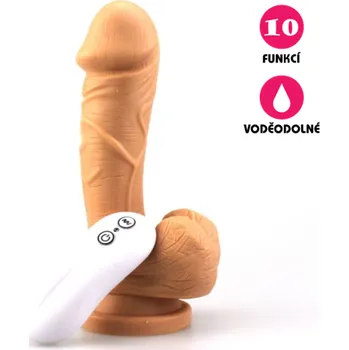 Vibrátor VšeNaSex.cz Gelový vibrátor s přísavkou Big Glans Cock