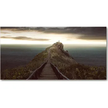 Obraz Foto obraz skleněný horizontální Stezka na skále