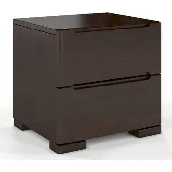 Noční stolek Noční stolek borovice - Sparta 2S Odstín moření: Palisander