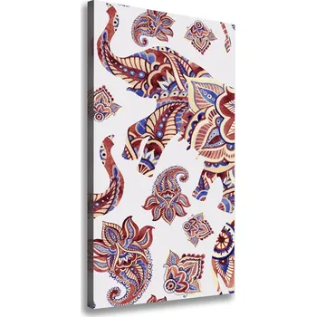 Obraz Vertikální Foto obraz na plátně Slon etnické vzory
