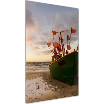Obraz Vertikální Foto obraz sklo tvrzené Rybářská loď