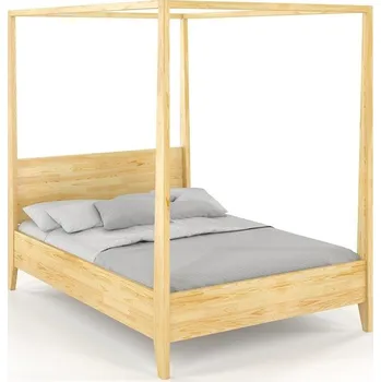 Postel Postel s baldachýnem Canopy - borovice Odstín moření: Borovice přírodní, Rozměr: 120x200