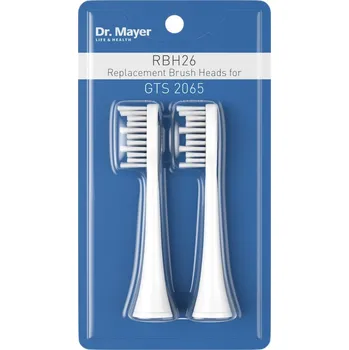 Náhradní hlavice k elektrickému kartáčku Recenze Dr. Mayer RBH26 náhradní hlavice pro GTS2065 2 ks