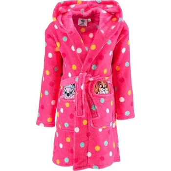 Dívčí župan Sun City Dětský župan Tlapková patrola malinový 98