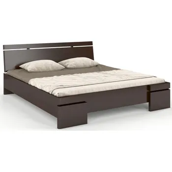 Postel Prodloužená postel Sparta - buk Odstín moření: Palisander, Rozměr: 120x220