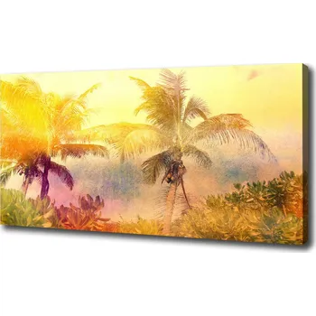 Obraz Foto obraz canvas Barevné palmy