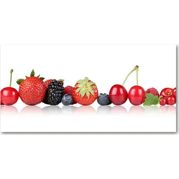 Obraz Foto-obraz fotografie na skle Ovoce v řadě