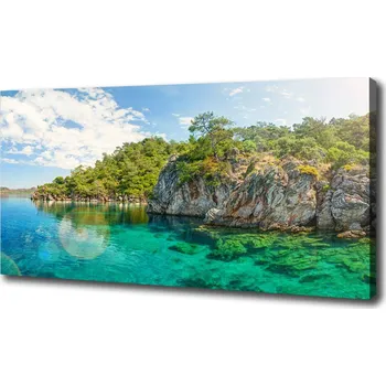 Obraz Foto obraz canvas Modrá laguna