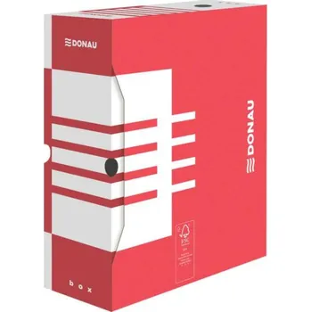 Archivační box Archivní krabice, 297 x 339 x 120, Donau, červená