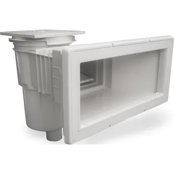 Skimmer 17,5l se širokým hrdlem, s mosaznými zástřiky, pro fóliové bazény