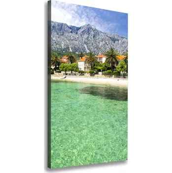 Obraz Vertikální Foto obraz na plátně Pláž Chorvatsko