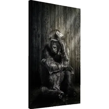 Obraz Vertikální Foto obraz tištěný na plátně Gorila
