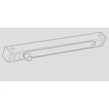 Zavírač dveří Kluzná lišta GEZE TS 5000 ECline, nerez imitace