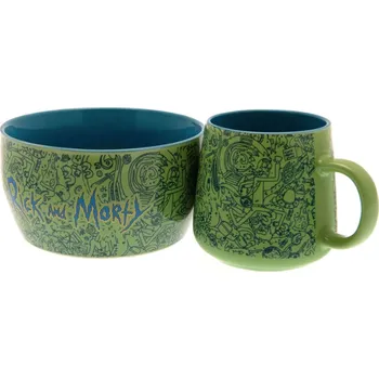 ABYstyle Snídaňová sada 385 ml Rick and Morty