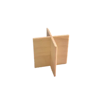 Termobox EcoPack Dřevěný distanční stojánek do pizza krabic 3 cm bal/100 ks Balení: 100