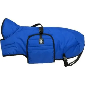 Obleček pro psa Zimní vesta JEDNOBAREVNÁ modrá varianta 45 cm