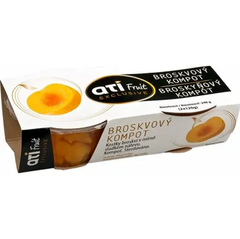 Ovoce ATI Fruit Exclusive broskvový kompot 2 pack 2x120g