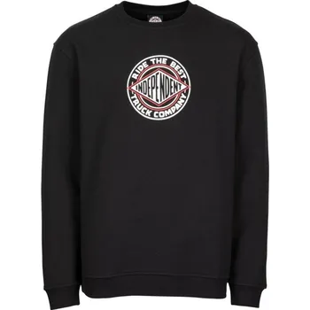 Pánská mikina INDEPENDENT mikina - RTB Summit Front Crew Black (BLACK) velikost: S