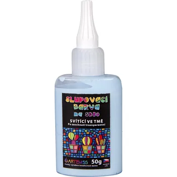 Výtvarná barva ARTEMISS Slupovací barva svítící ve tmě Vyberte velikost: 50g, Vyberte odstín: 83 neon modrá