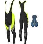 kalhoty FORCE F58 se šráky a vložkou černé-fluo S