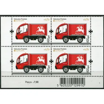 Poštovní známka CTT - Portugal post (2013) MiNr. 3843 ** - Portugalsko - Evropa: Poštovní vozidlo