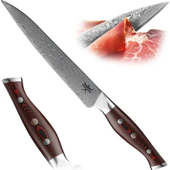 Kuchyňský nůž CHZ Damaškový porcovací kuchyňský nůž "SUNNY" nerezový