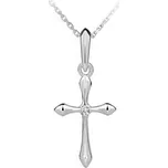 Danfil DF 4198 křížek bílé zlato s…