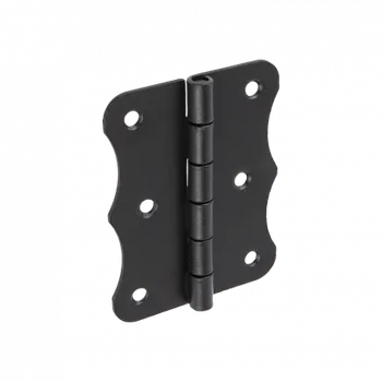 Tesařské kování Závěs stavební ozdobný černý ZO60, 60 x 48 x 1mm (7945422)