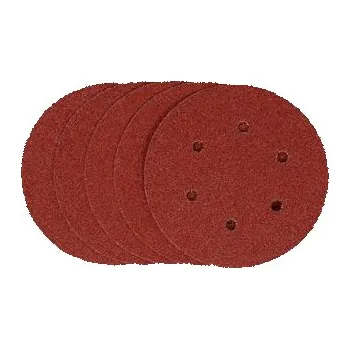 Brusný papír Stanley papíry pro excentrickou brusku O 150 mm P180, 5 ks