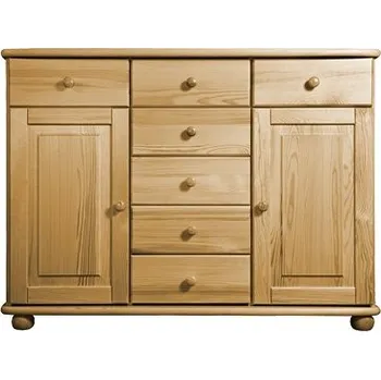 Kancelářská sestava Komoda z masivu Klasik 17P Marie hl. 46 cm